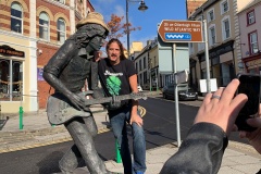 Paddy with Rory Gallagher, Ballyshannon