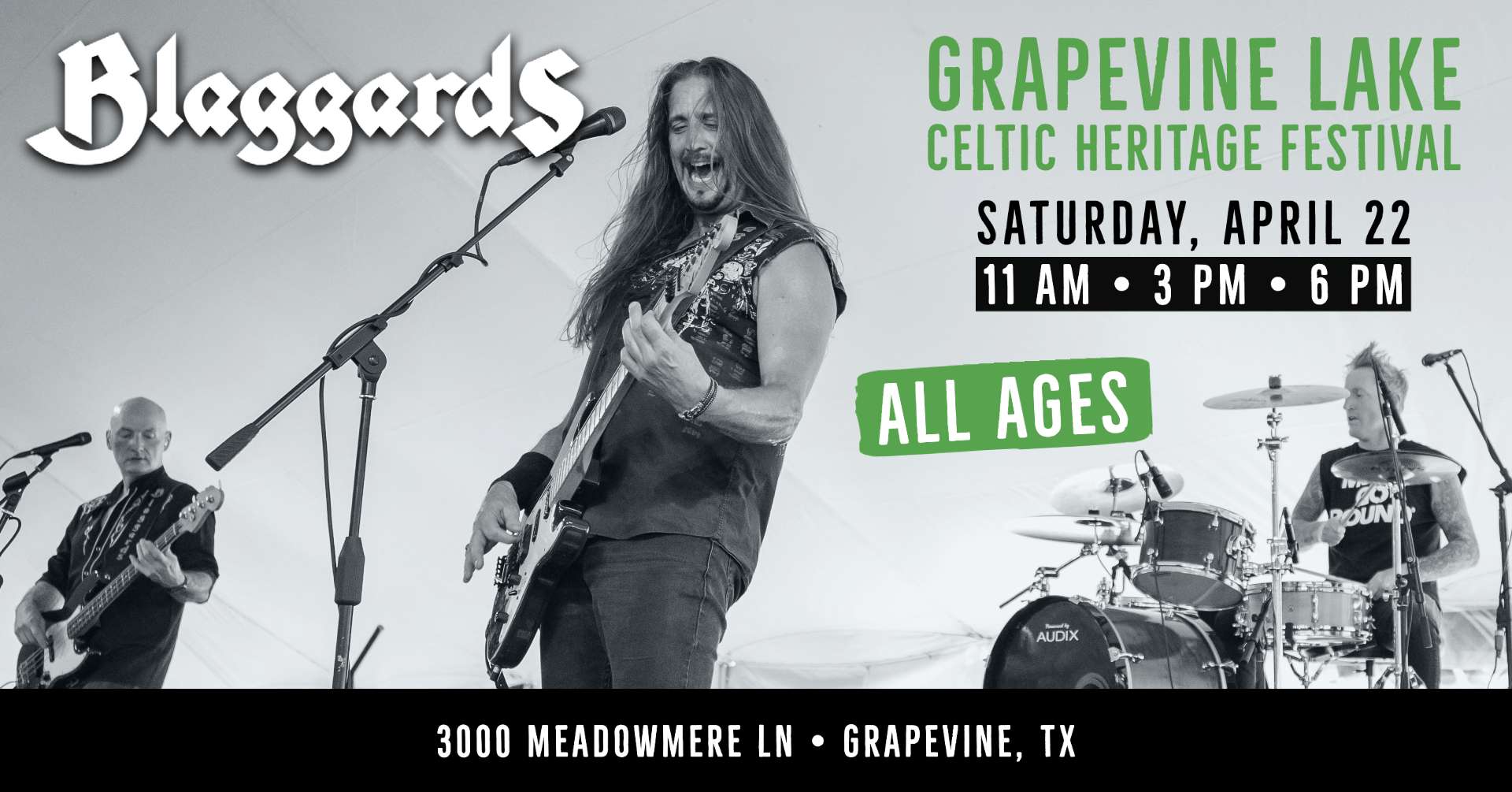 Blaggards at Grapevine Lake Celtic Festival — Sat Apr 22 Blaggards