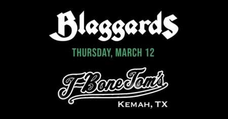 Blaggards at T-Bone Tom’s – Thursday, March 12